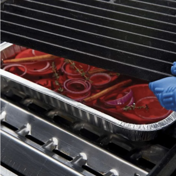 Wąska tacka aluminiowa (3 szt.) Broil King